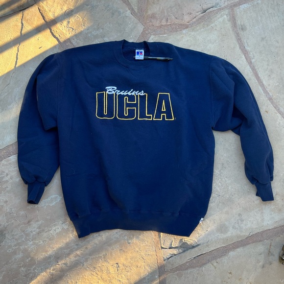 Vintage Russel Athletic UCLA Bruins Navy Crewneck Made in USA - Picture 1 of 5